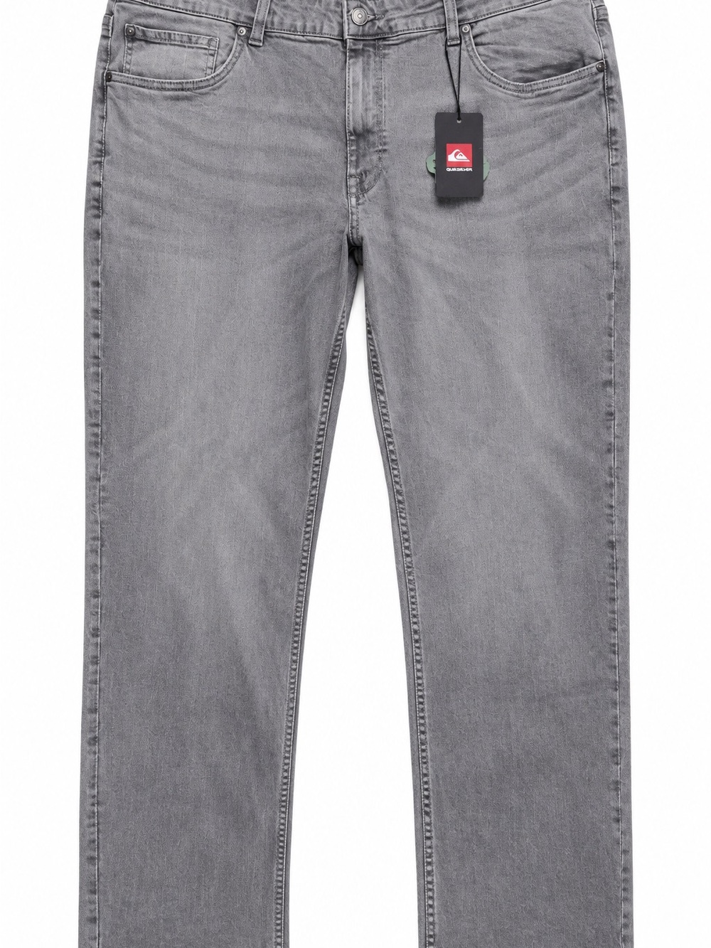 Quiksilver Men’s Straight Fit Stretch Jeans Gray Dawn 42x29 NWT